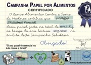 Banco Alimentar – Campanha Papel por Alimentos