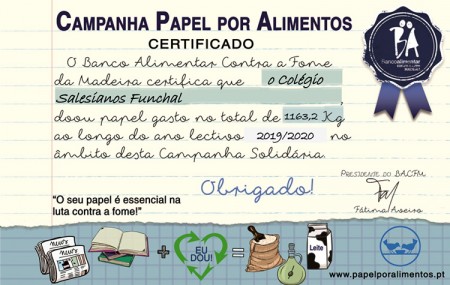 Banco Alimentar – Campanha Papel por Alimentos