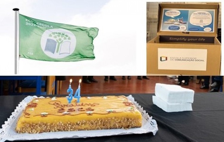 Lançamento da Campanha Papel por Alimentos na Escola Superior de Comunicação Social (ESCS)